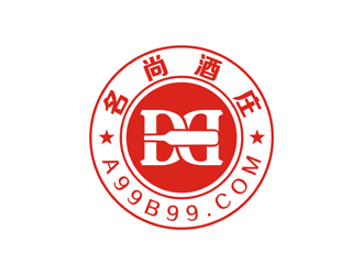 譚家強的名尚酒莊進口紅酒logo設計