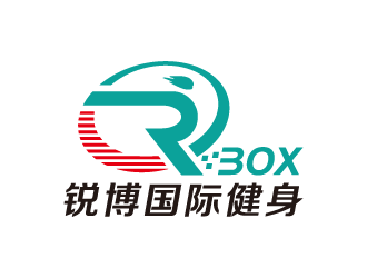 黃安悅的銳博國際健身logo設計