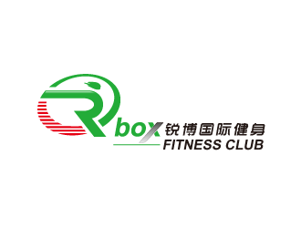 黃安悅的銳博國際健身logo設計