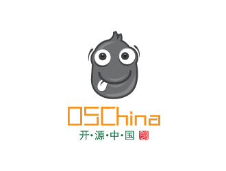 文大為的開源中國OSChina 卡通LOGOlogo設計