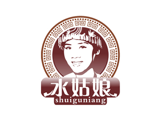 趙波的水姑娘(人物卡通LOGO設(shè)計）logo設(shè)計