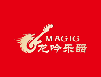 周金進的龍吟樂器 英文商標設計logo設計