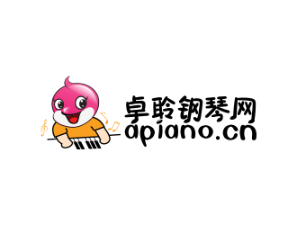 黃安悅的卓聆鋼琴網（apiano.cn）logo設計