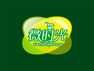 譚家強的微時光果汁飲料店logo設計