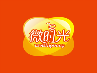 譚家強的微時光果汁飲料店logo設計