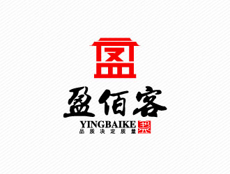 盈佰客酒業logo設計