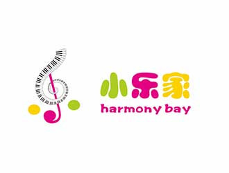 AR科技核心～雪狐設計的小樂家（中文名），harmony bay （英文名）logo設計