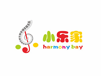 小樂家（中文名），harmony bay （英文名）logo設計