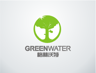 格林沃特  green waterlogo設計