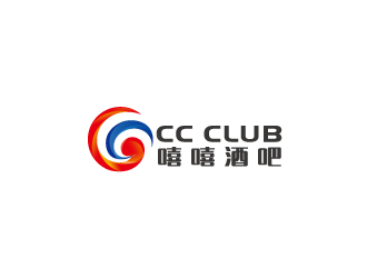 周金進的嘻嘻酒吧，，，英文用CC CLUBlogo設計