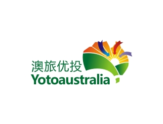 澳旅優投 英文名 Yotoaustralialogo設計