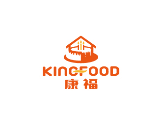 周金進的kingfood  康福 蛋糕藝術館logo設計