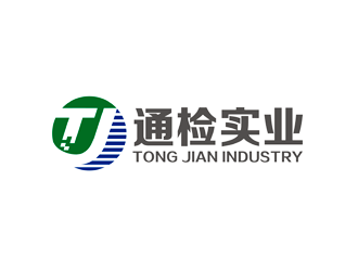 通檢實業logo設計