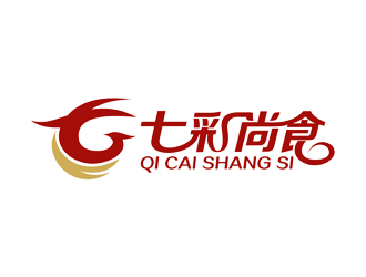 譚家強(qiáng)的七彩尚食logo設(shè)計