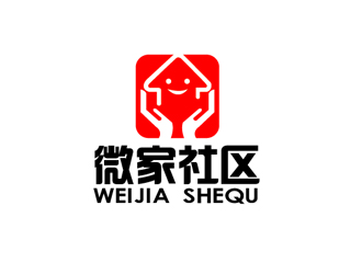 秦曉東的微家社區logo設計