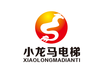 陳今朝的小龍馬電梯logo設計