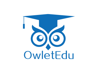 陸達活的OwletEdu 卡通貓頭鷹logo設計