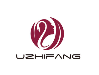 UZF瘦身美容院連鎖店logo設(shè)計