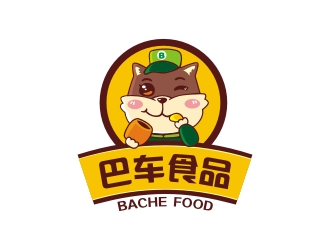 曾翼的汕頭市巴車食品有限公司logo設計