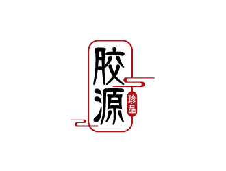 膠源珍品甜品品牌logologo設計