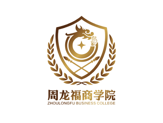 周龍福商學院logo設計