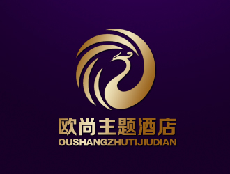 歐尚主題酒店logo設計