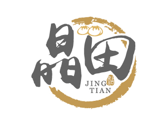 彭波的晶田粵菜餐廳標(biāo)志logo設(shè)計