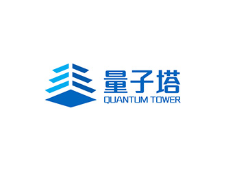 Quantum Tower 量子塔，對(duì)稱平衡圖形logo設(shè)計(jì)