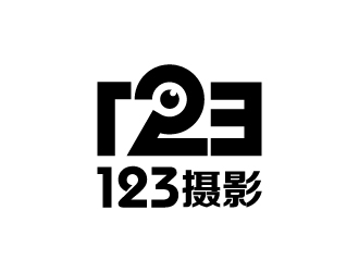 123攝影工作室logo設(shè)計