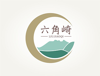 趙鵬 v的六角崎民宿酒店商標(biāo)設(shè)計(jì)logo設(shè)計(jì)