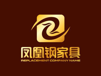 鐘炬的重慶鳳凰鋼家具有限公司logo設(shè)計(jì)