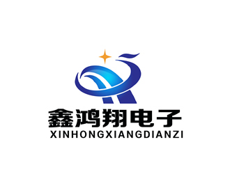 河南省鑫鴻翔電子科技有限公司logo設計