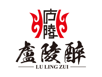 向正軍的廬陵醉酒品公司logo設計