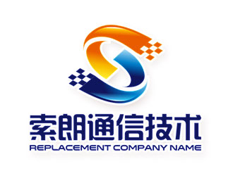 鐘炬的天津索朗通信技術有限公司logo設計