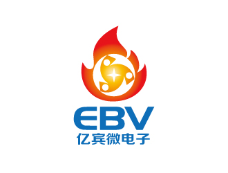 張俊的深圳市億賓微電子有限公司 英文簡稱EBVlogo設計