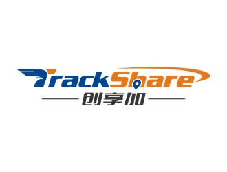 TrackShare創享加車載定位產品商標logo設計