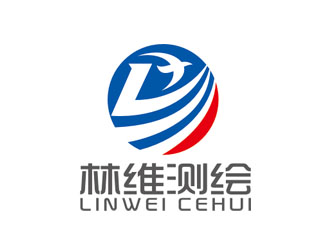 趙鵬的林維測繪logo設計