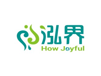 泓界健康logo設(shè)計