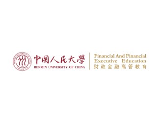 曾翼的中國人民大學財政金融高管教育logo設計