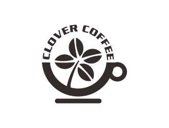 劉小勇的clover coffeelogo設計