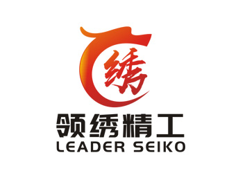 李正東的領繡精工/LEADER SEIKOlogo設計