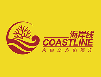 海岸線logo設計