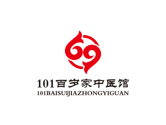 孫金澤的101百歲家中醫館或國醫館logo設計