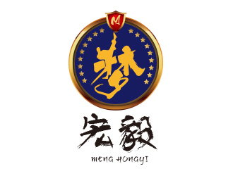 黃安悅的夢(mèng)宏毅少兒跆拳道logo設(shè)計(jì)