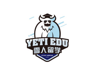 黃安悅的雪人雪怪卡通logo設計logo設計