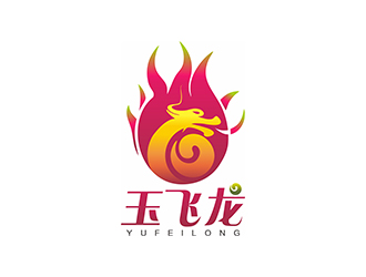 玉飛龍水果店商標設計logo設計