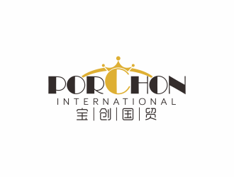 何嘉健的PORCHON INTERNATIONAL 寶創(chuàng)國貿(mào)logo設(shè)計