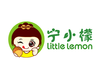 寧小檬休閑零食logo設計logo設計