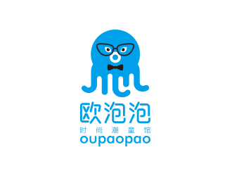 孫金澤的歐泡泡 時尚潮童館logo設計