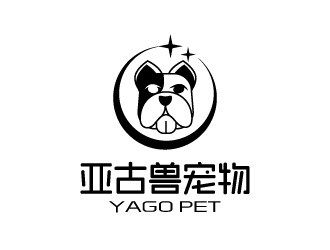 張俊的亞古獸寵物logo設計